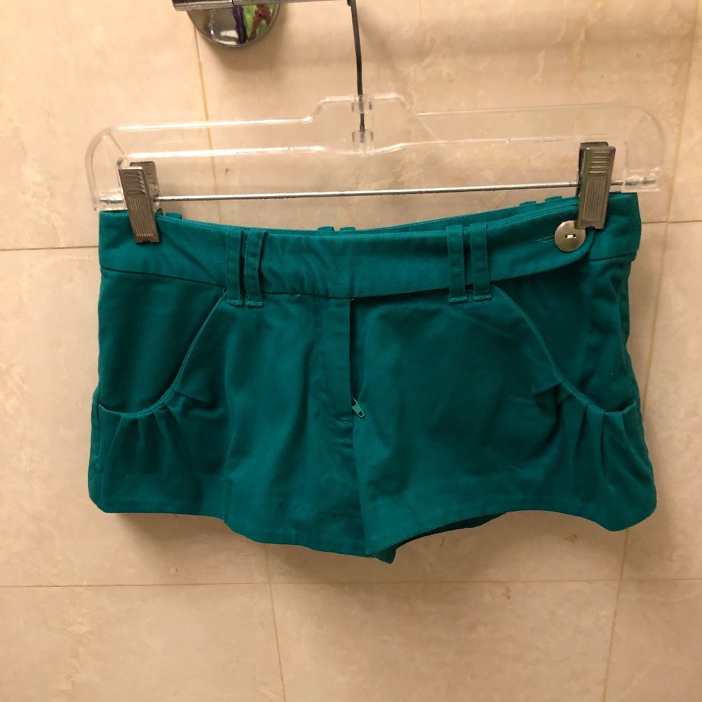 Richard Chai for Target Teal Pleated Shorts 1